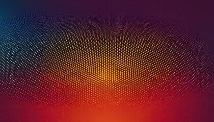 Canvas Print - on a dark gradient background the volume blurry glow of red and violet color