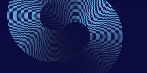 Modern blue glowing geometric lines modern shiny blue circle lines pattern simple
