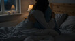 © odzie - Nighttime Embrace: A Couple's Tender Moment in Bed