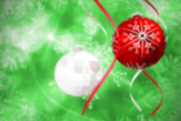 Wall Mural - blurred christmas background