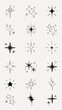 © Rawpixel.com - Collection of sparkling star doodles. Star doodles in various shapes. Sparkling elements for creative designs. Star doodles perfect for decoration. Element vector set.