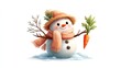 © Arif - Cute snowman with carrot