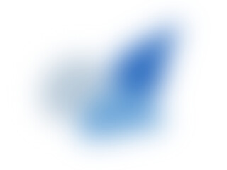 Wall Mural - abstract fluid shape with a gradient of blue and white colors on a black background
