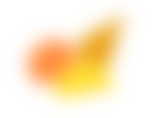 Wall Mural - abstract orange and yellow background with red and yellow outlines on black backdrop