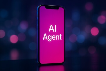 Ai agent app shown on a smartphone