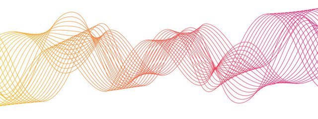 Wall Mural - abstract wave background with smooth, interwoven lines forming a fluid, oscillating pattern. sense o