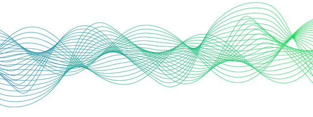 Wall Mural - abstract wave background with smooth, interwoven lines forming a fluid, oscillating pattern. sense o