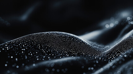 Wall Mural - A black clean background in the light of spotlight