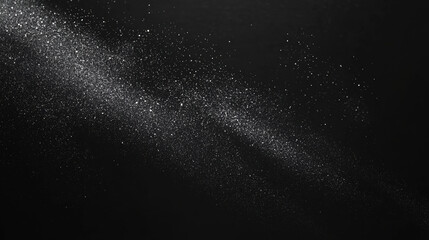 Wall Mural - A black clean background in the light of spotlight. 