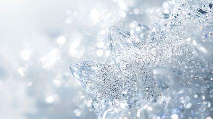 Wall Mural - A sparkles in white clear background 