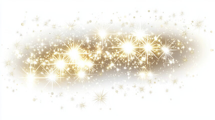 Wall Mural - A sparkles in white clear background 