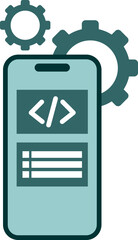 Mobile App Development Illustration 