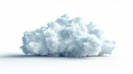Wall Mural - Abstract background with clouds on white. Used as a background for presentations and web design.