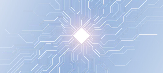 Wall Mural - motherboard technology abstract texture design. creative idea ai banner concept for internet technol