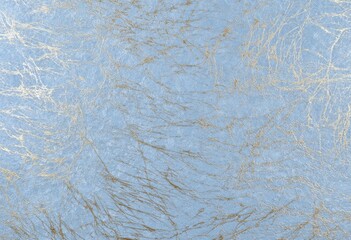 Wall Mural - Blue and Gold Metallic Texture Background