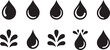 © MD.sahadat - Vector splash and water drop icons – bold illustrations of liquid dynamics, impact, and wet elements for eco, drink, and clean design themes