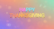 © Ramavanjava - Happy Thanksgiving Colorful Festive Greeting Card Design