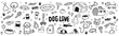 © Lisa - Set of hand drawn dog care and accessories doodle vector set