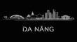 © godsfavoritearts - Da Nang Skyline Vietnam City Silhouette Vector.