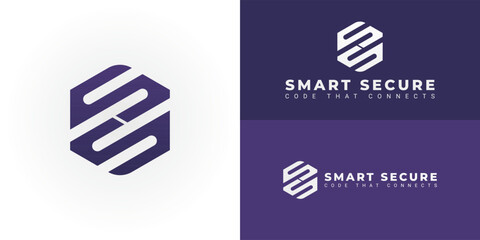 Wall Mural - the ss logo for modern software development features a clean, geometric design suited for smart solu