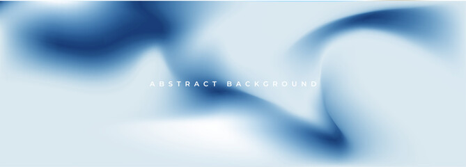 Wall Mural - white and blue holographic gradient abstract background. blurred soft blend color gradation liquid c