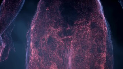 Wall Mural - Luminous energy field gradually dissipating from human silhouette, visualizing ethereal transition of life force fading and departing from physical form