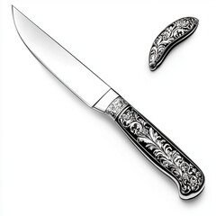knife isolated on white background