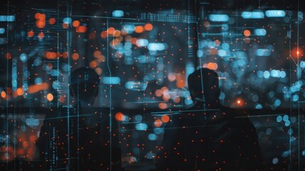 Technology figures data display
