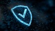 © Farah - Digital Shield Protection Approved Secure Data Privacy Network Technology Cybersecurity Approved System Safety Internet Digital Checkmark Verified Blue Technology