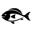 © Muhammad Zubair  - Collection of fish and shark silhouette vector illustrations with modern black design and vibrant colorful fish, ideal for marine-themed art, prints, and digital projects