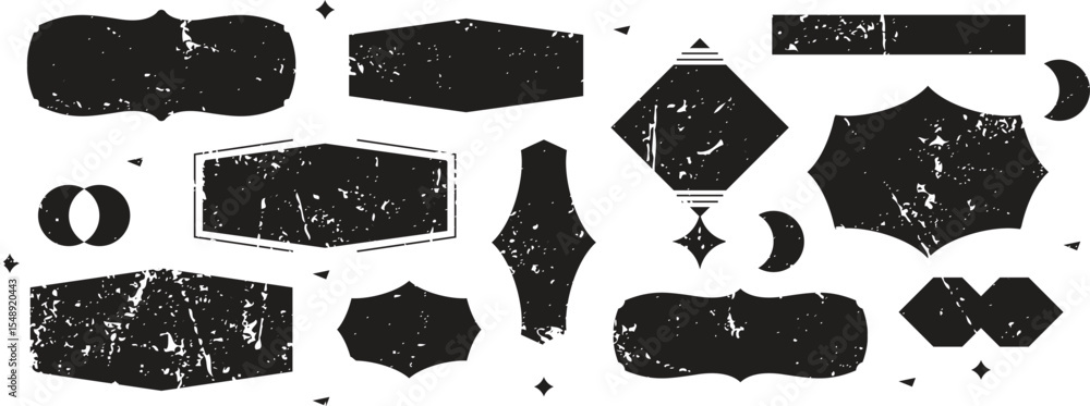 Make your own custom badge - Ultimate vector design collection Stock ...