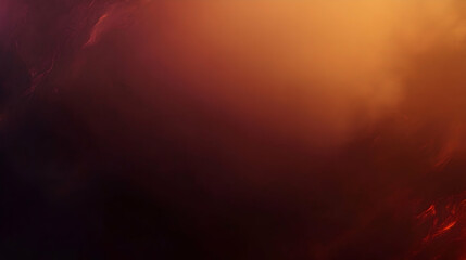 Wall Mural - Dark red and orange gradient background with nebula effect for design and presentation use