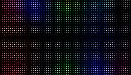 Wall Mural - led screen texture dots display light background..tv pixel pattern screen and videowa .
