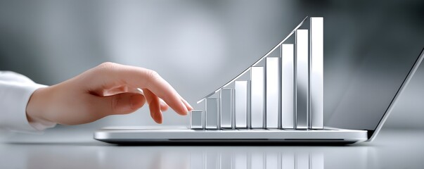Wall Mural - editorial photograph of a financial advisor using software to create a financial plan, editorial pho