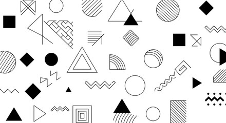 Wall Mural - geometric pattern vector illustration for modern design projects