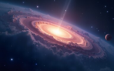 Wall Mural - theme of the galaxy. High quality
