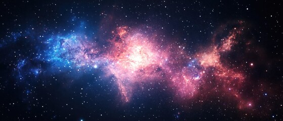 Wall Mural - Nebula in the cosmos