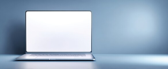 the sleek laptop ready for creative digital mockup presentations and designs.