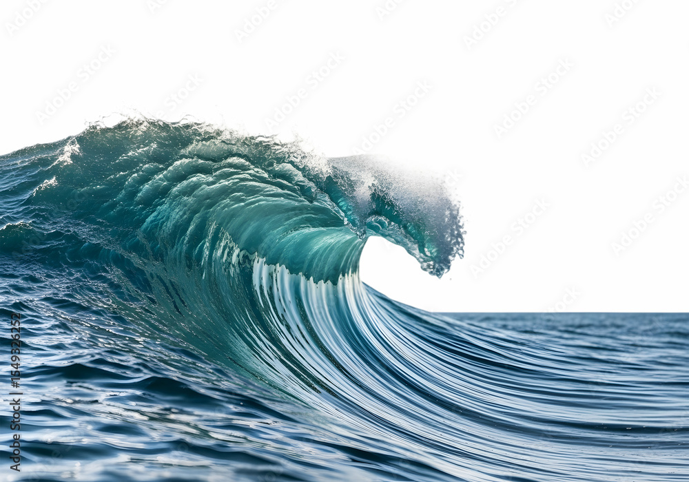 Blue water wave transparent background Stock Photo | Adobe Stock