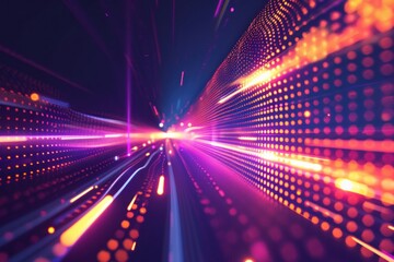 Canvas Print - abstract background backgrounds technology light.