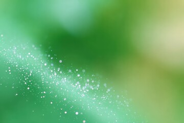 Wall Mural - Soft pastel green background with subtle sparkles
