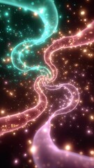 Wall Mural - Abstract colorful swirling patterns