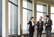 © Studio Romantic - Confident realtor presenting commercial property to potential investors in office building. Professional business people discussing opportunities, analyzing investment potential and location benefits.