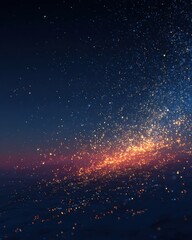 Wall Mural - modern minimalist gradient texture with scattered colorful elements