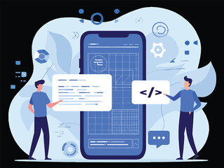 mobile app development design and coding process