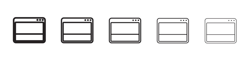 web ui interface icon vector illustration isolated