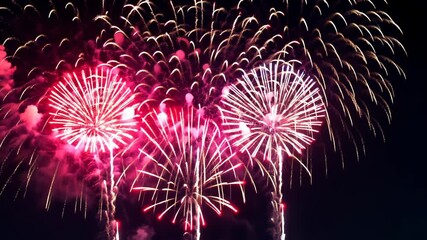 Wall Mural - FireWorks in Sky