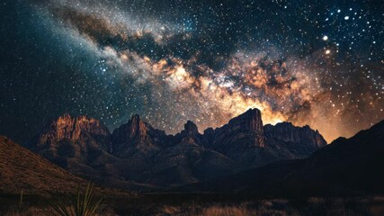 Wall Mural - Night Sky With Stars