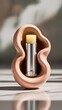 © AI Banya - Organic lip balm in minimalist ceramic holder