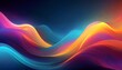 © Laura - abstract digital background with vibrant gradient waves